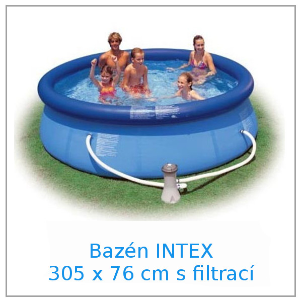 Nadzemní bazén INTEX kruh 305 x 76 cm