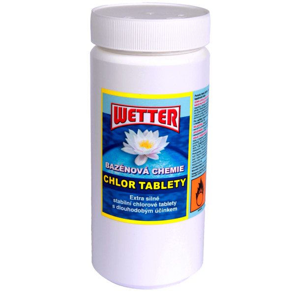 Chlor tablety. Extra silné chlorové tablety s dlouhodobým účinkem 1,6 kg
