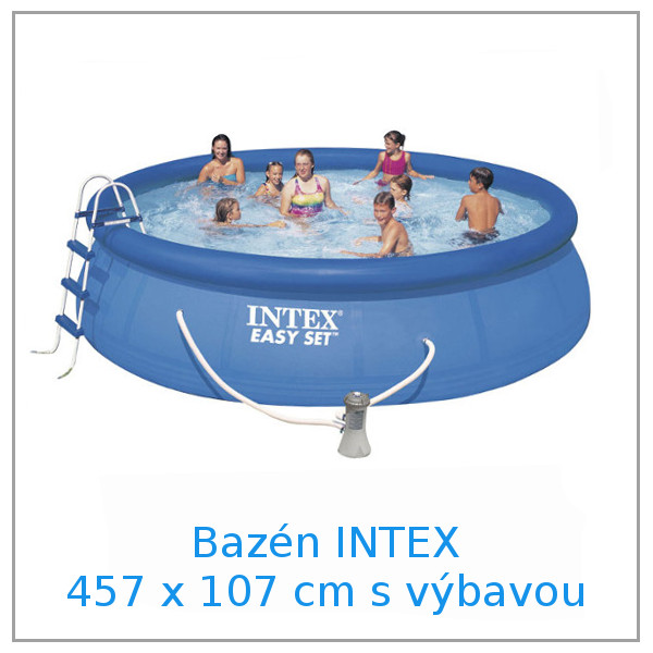 Nadzemní bazén INTEX kruh 457 x 107 cm