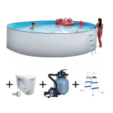 Nadzemní bazén Nuovo 4,5 x 1,2 m s pískovou filtrací, skimmerem a schůdky