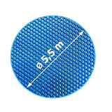 Solární plachta modrá kruh průměr plachty 5,5 m