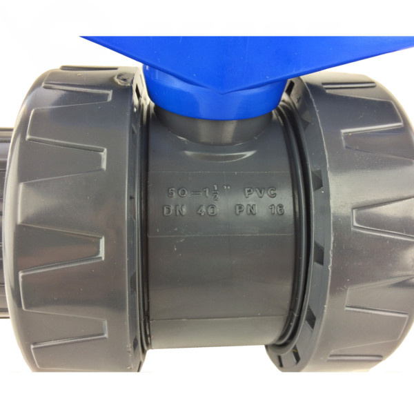 Bazénový kulový ventil PVC 63 mm lepení / lepení